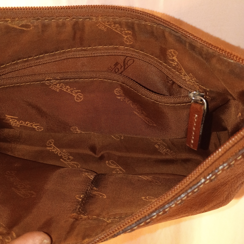 Fossil Rich Brown Leather Shoulder Bag - Picture 5 of 6